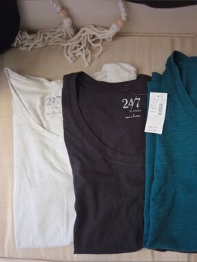 24/7 by maurices Crew Neck Tees Set Of 3 Size XL